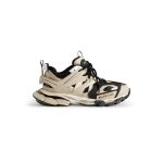 Men’s Track Sneaker  in Beige/black